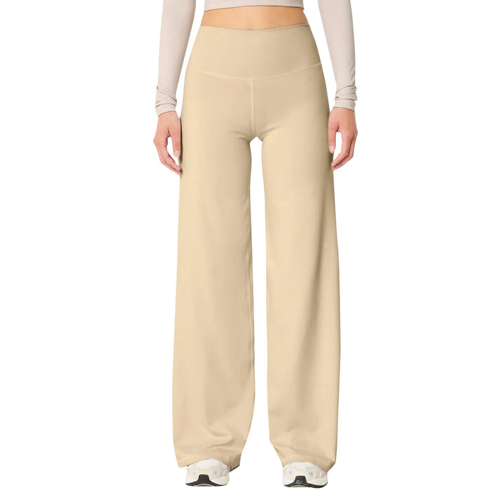 Hochgeschnittene Stretch-Yogahosen für Damen