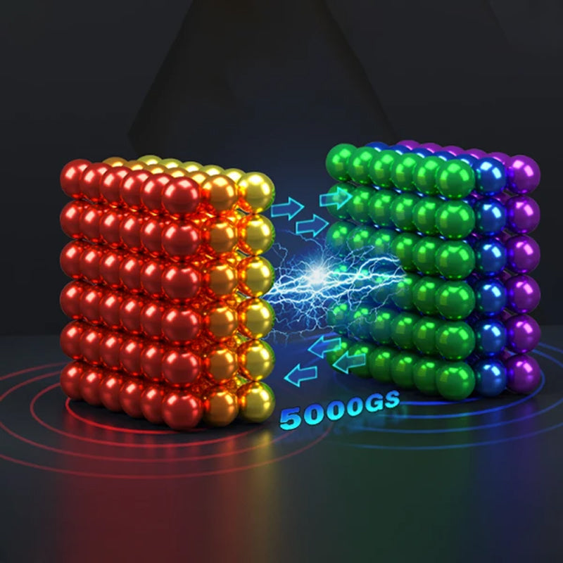 Bunte Magnetkugeln 216 Stück