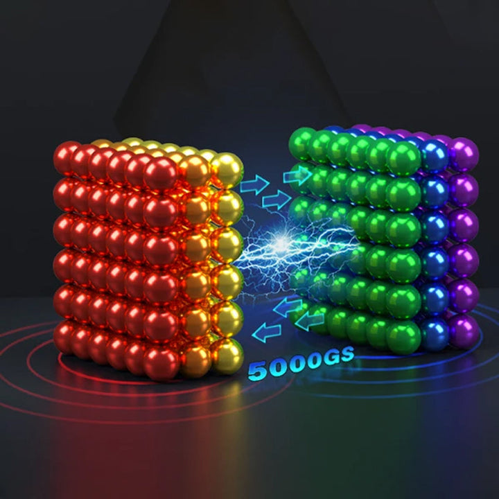 Bunte Magnetkugeln 216 Stück