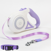 Einziehbare Hundeleine mit LED-Spotlight und Halsband