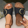 Damen-Sandalen mit flachem Absatz für ein ausgewogenes Design