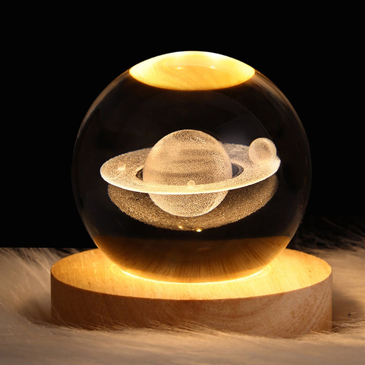 ZenSphere Kristallkugel-Leuchte | Umweltfreundliche LED-Lampe für entspannte Atmosphäre