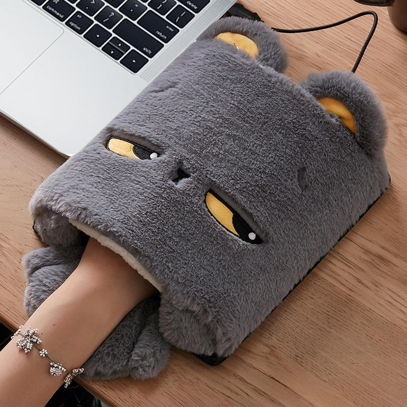 Beheizbares Mauspad mit Handwärmer aus weichem Fleece