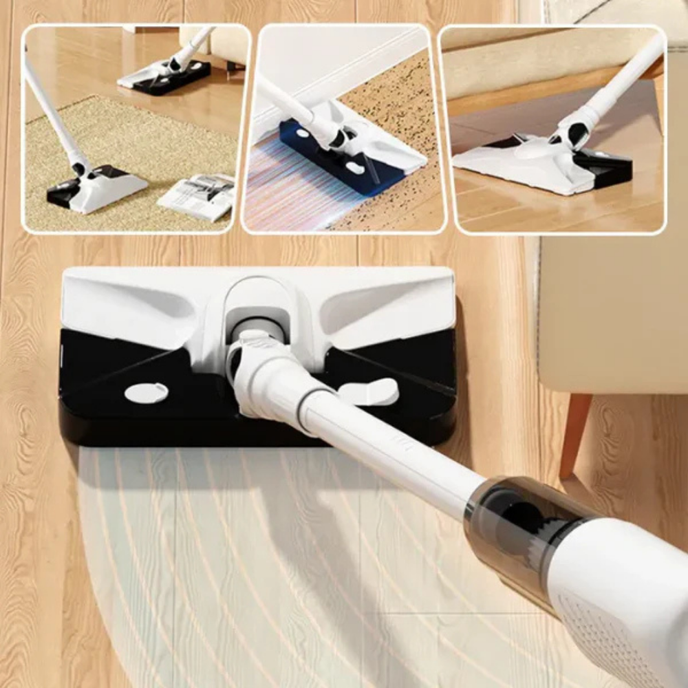 3-in-1 Akku-Staubsauger, Wischmopp und Textilreiniger, 15,000 Pa Saugkraft