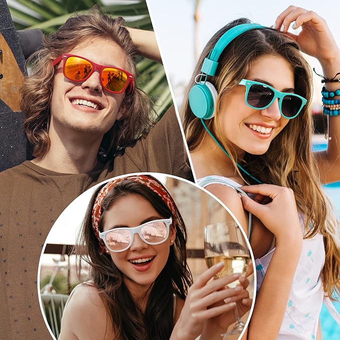 Polarisierte Retro-Sonnenbrille im 80er-Stil - Jamie, Sommeredition 2025
