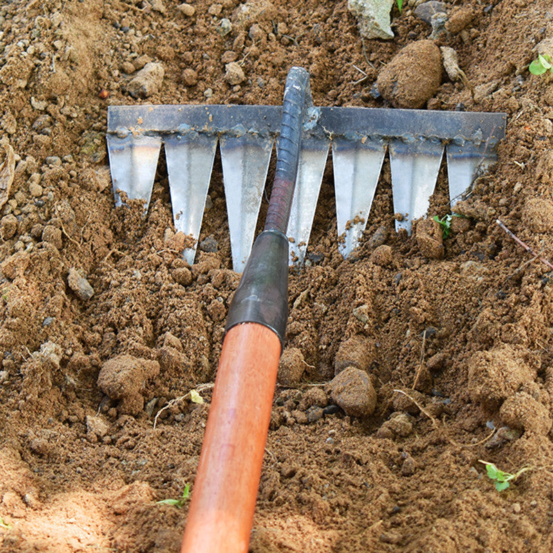 Unkrautjäter für den Garten | Robuster Rechen | WurzelKraft