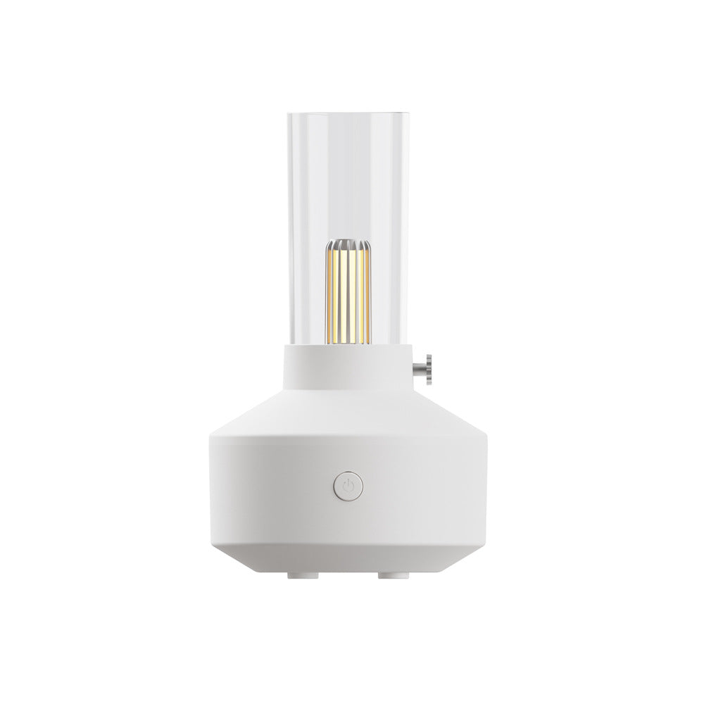 Retro-Aromadiffusor mit Glühfadenlampe und Kerzenlichteffekt