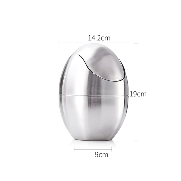 LuxBin Mini Mülleimer aus Edelstahl