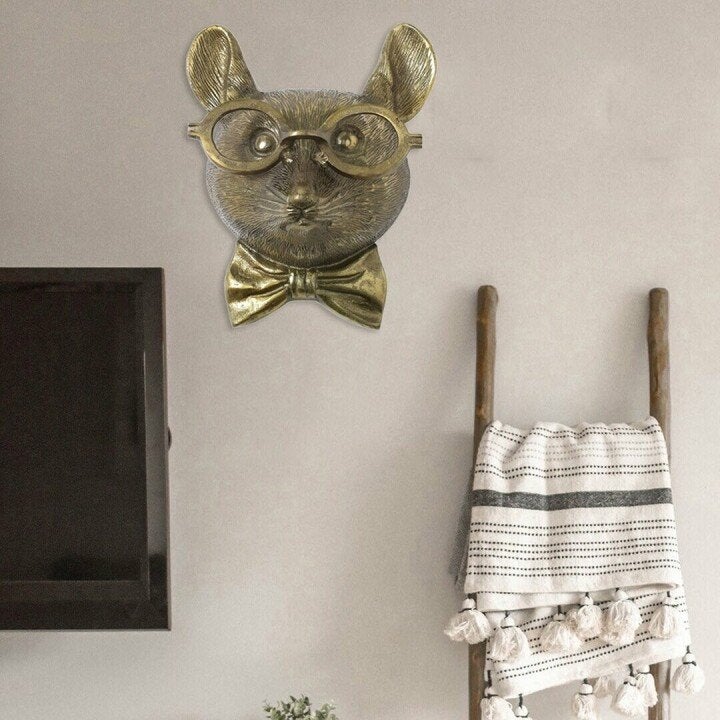 Verspielte Tierkopf-Wanddeko - WallCritters