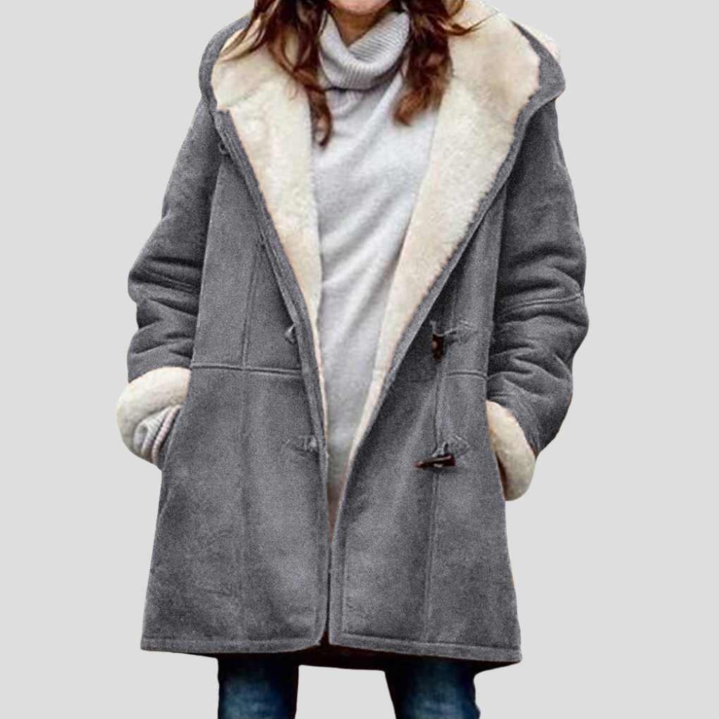 Damen-Braune Jacke