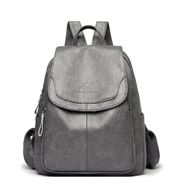 Robuster Lederrucksack für Damen mit zeitlosem Stil