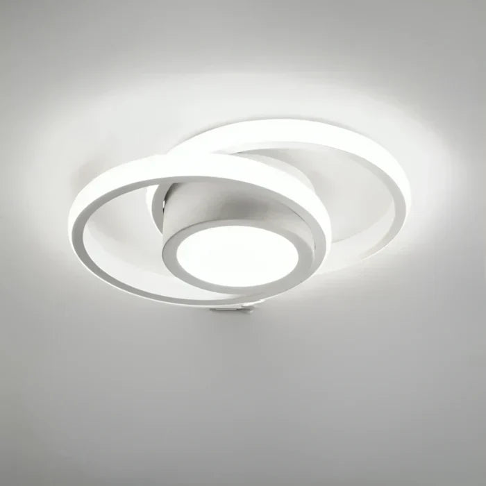 Moderne LED-Deckenleuchte mit doppeltem Ringdesign - Twilight Rings