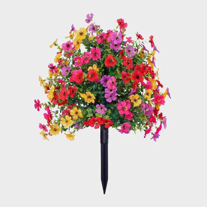 Pflegeleichte künstliche Gartenblumen