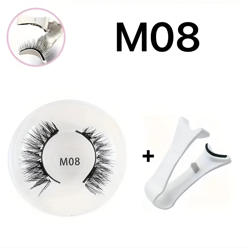 Wiederverwendbares magnetisches Wimpern- und Pinzetten-Set