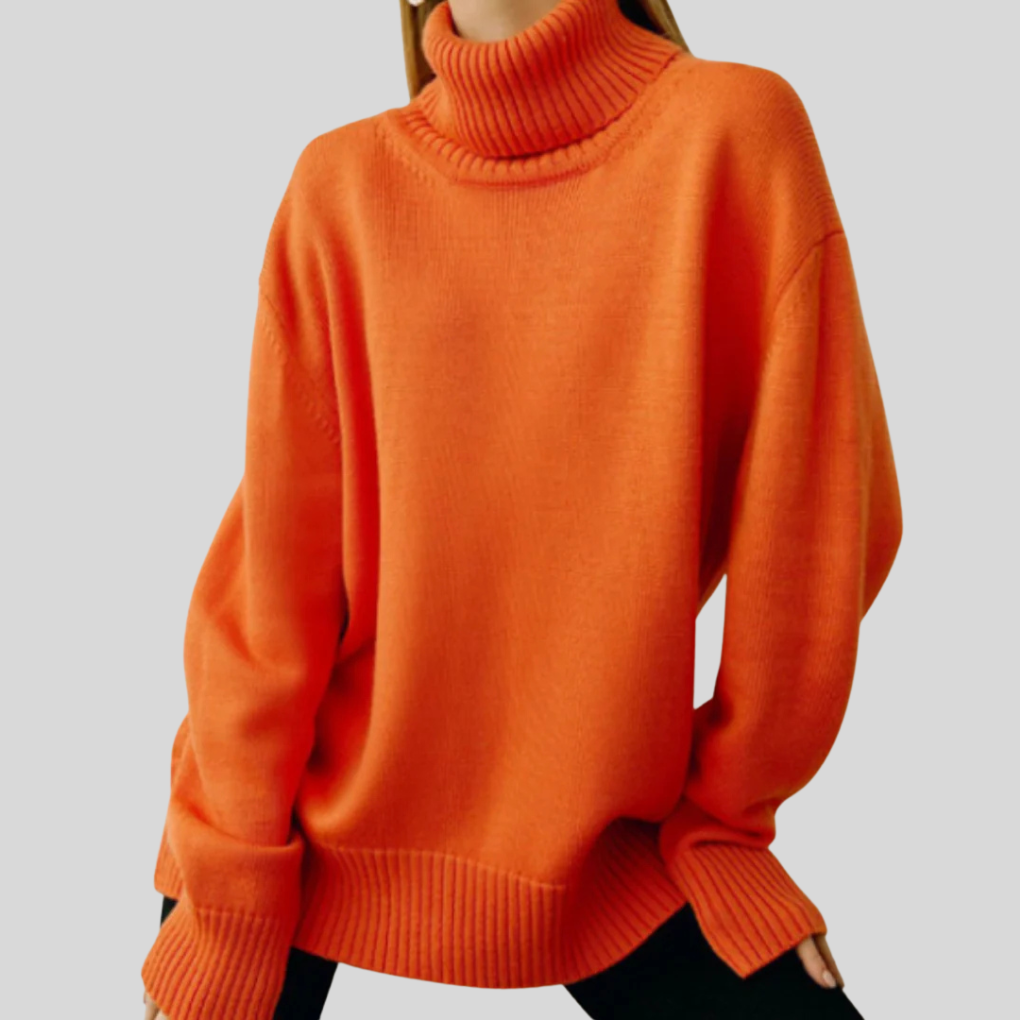 Moderner Rollkragenpullover für Damen