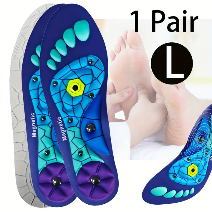 ComfortPlus Magnetische Akupunktur-Einlegesohle mit Fußgewölbestütze