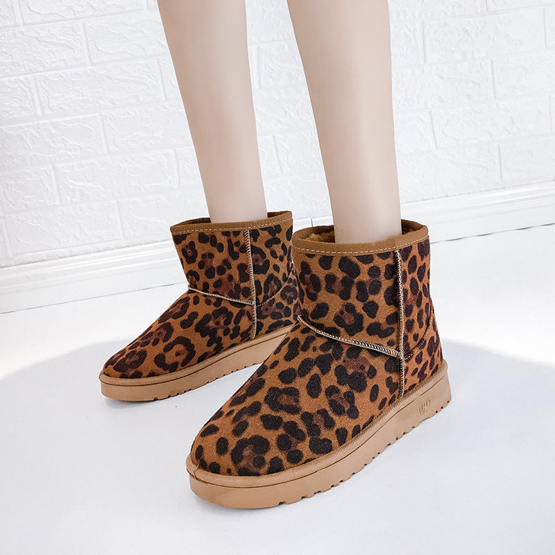 Schneestiefel für Damen mit Kunstfell und rutschfester Gummisohle
