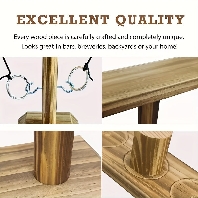 Ringwurfspiel aus Holz – Traditionell und Herausfordernd