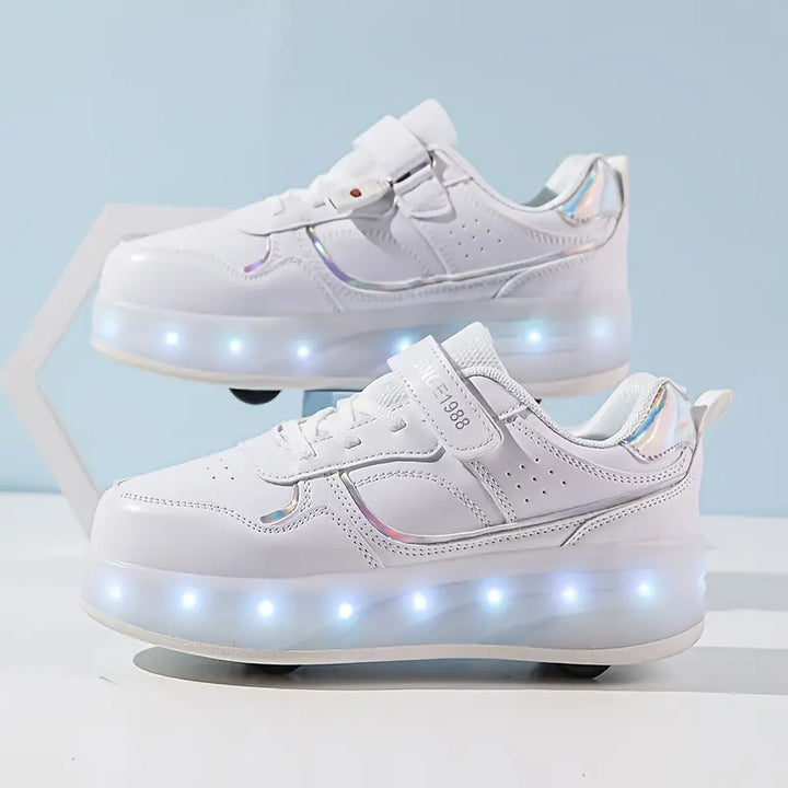 Gleite mit Stil mit Velo – Sneaker mit Rollen und Leuchtsohlen