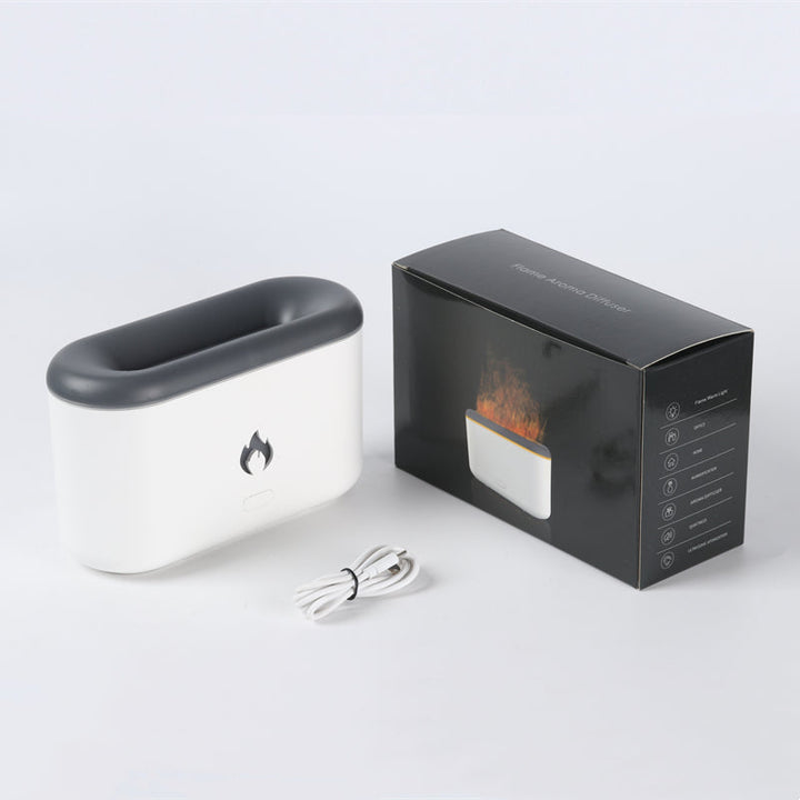 3D-Flammen-Luftbefeuchter mit 300-ml-Tank und USB-C