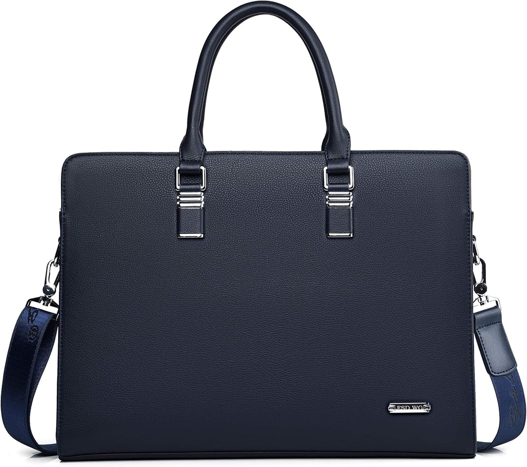 Business-Laptoptasche aus Echtleder mit mehreren Fächern für Profis