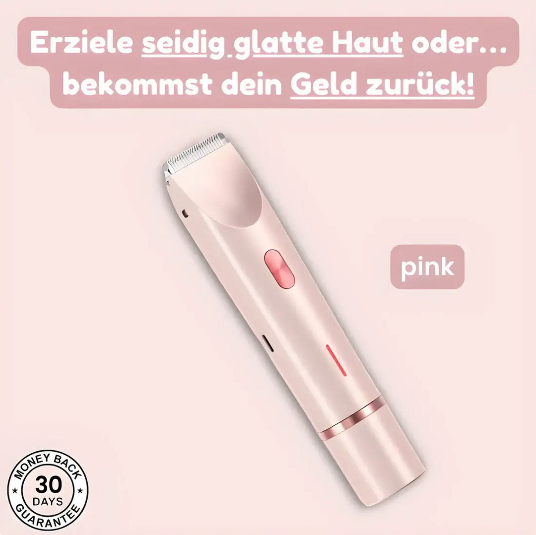 2-in-1 Damenrasierer für glatte, sanft gepflegte Haut