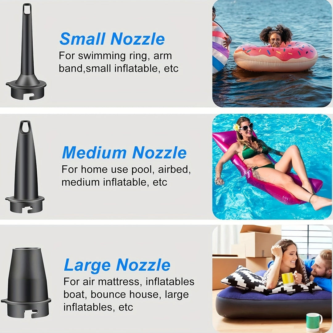 Tragbare USB-Luftpumpe – Kompakter Kabelloser Inflator für den Außeneinsatz