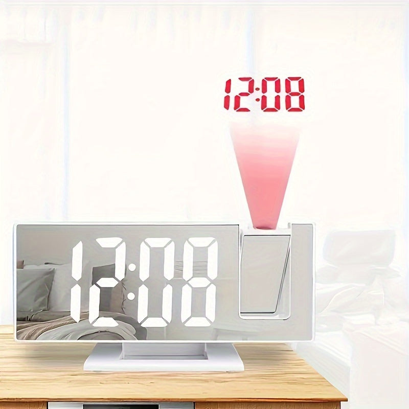 Digitaler Wecker mit Projektion – Großes LED-Display und multifunktionale Weckfunktion