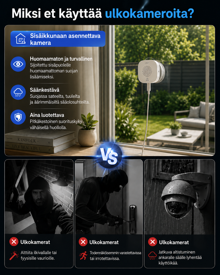 Window Watch Sicherheitskamera – Machen Sie aus jedem Fenster eine Sicherheitskamera