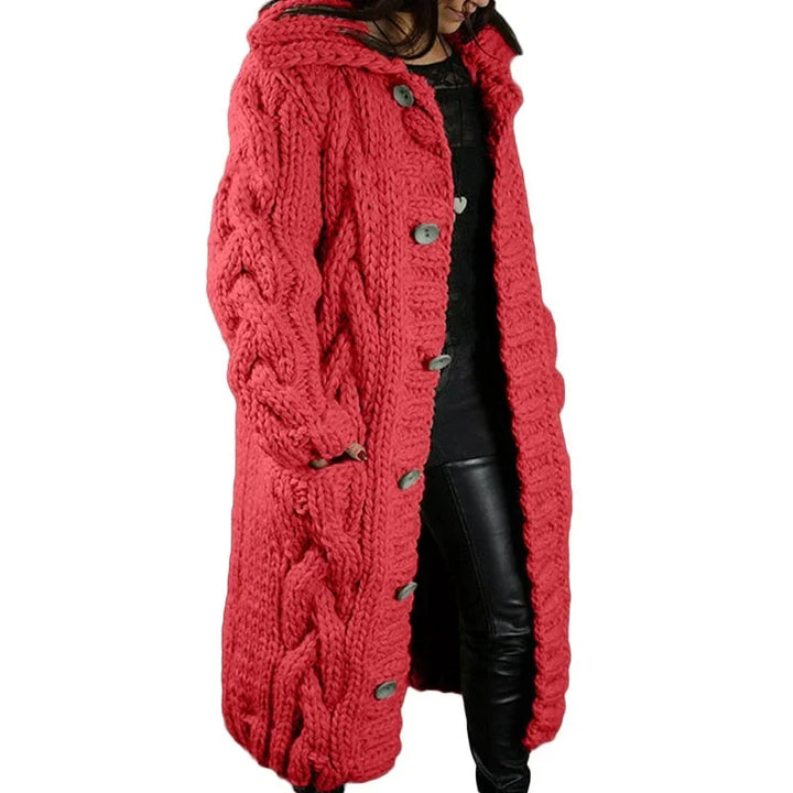 Bequemer dicker Strickcardigan - Emma