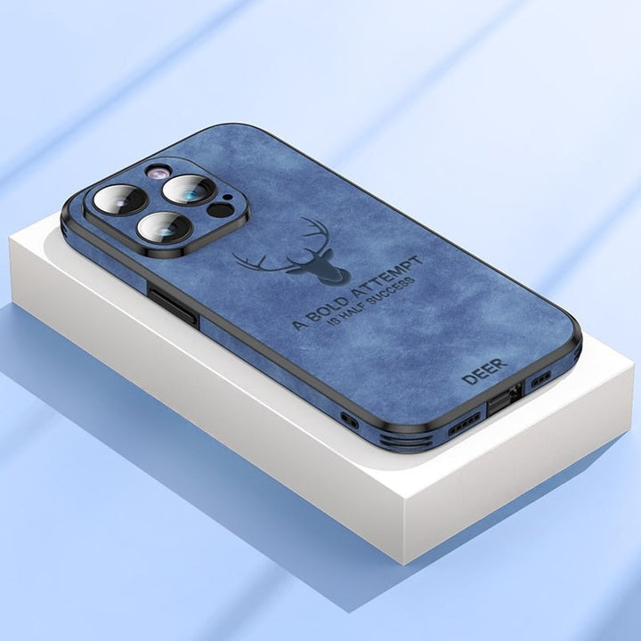 Luxuriöse iPhone-Hülle aus Hirschleder - Veltro