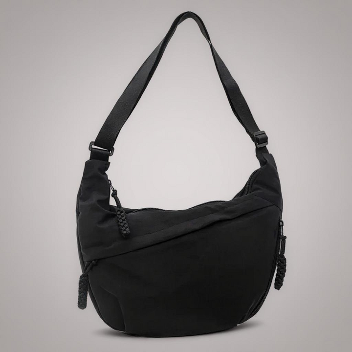 Crescent-Schultertasche – aus nachhaltigem Nylon mit verstellbarem Schulterriemen