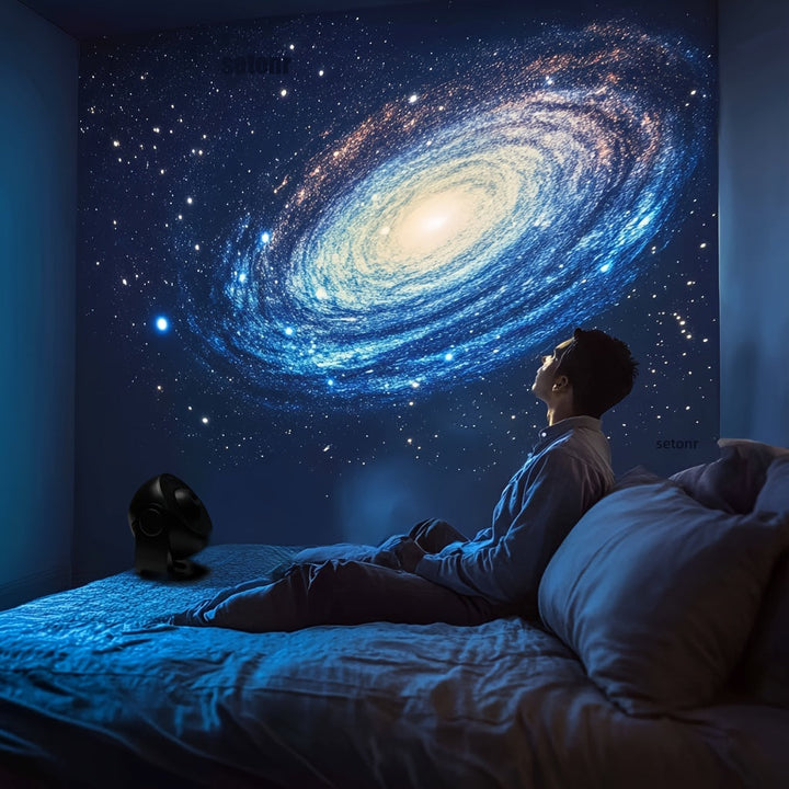 Galaxy Sternenprojektor – Beeindruckende LED-Weltraumprojektion mit Timer-Funktion