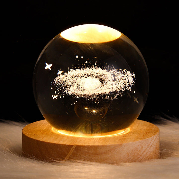 ZenSphere Kristallkugel-Leuchte | Umweltfreundliche LED-Lampe für entspannte Atmosphäre