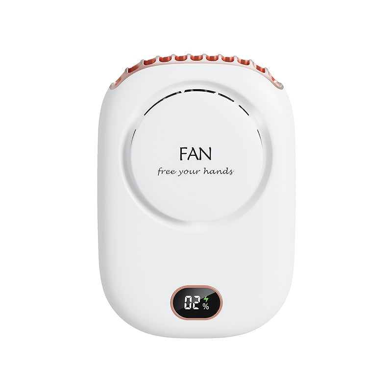USB-Wiederaufladbarer Mini-Halsventilator – Leicht mit Verstellbaren Geschwindigkeiten