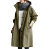 Lange Damen-Regenjacke
