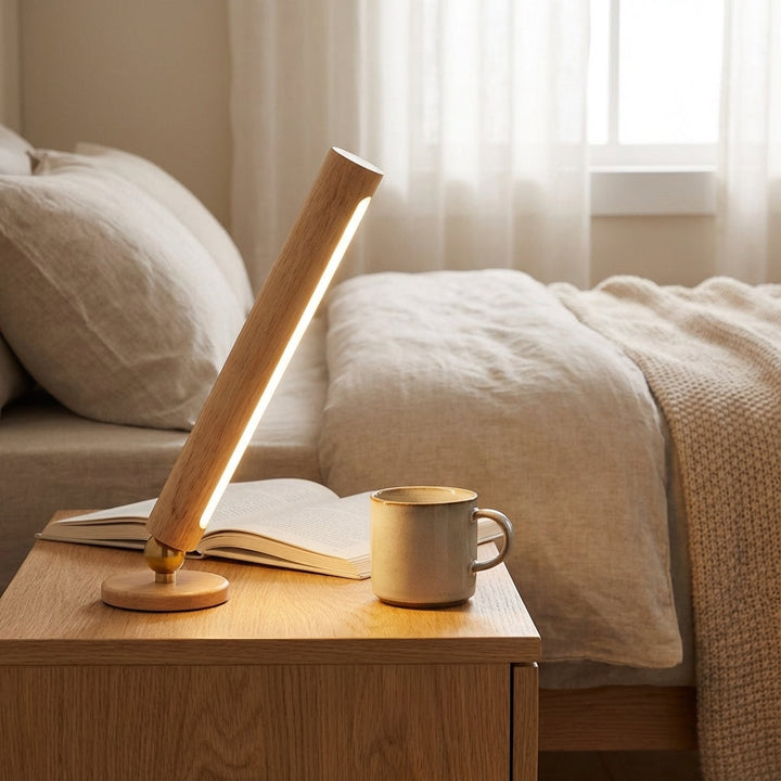 Verstellbare Schreibtischlampe mit Kippfunktion – Baskel