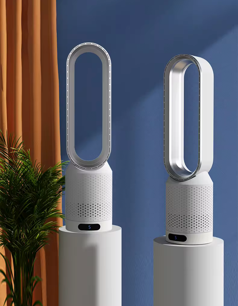 AirPure – Ultraleiser flügelloser Turmventilator (< 32 dB)