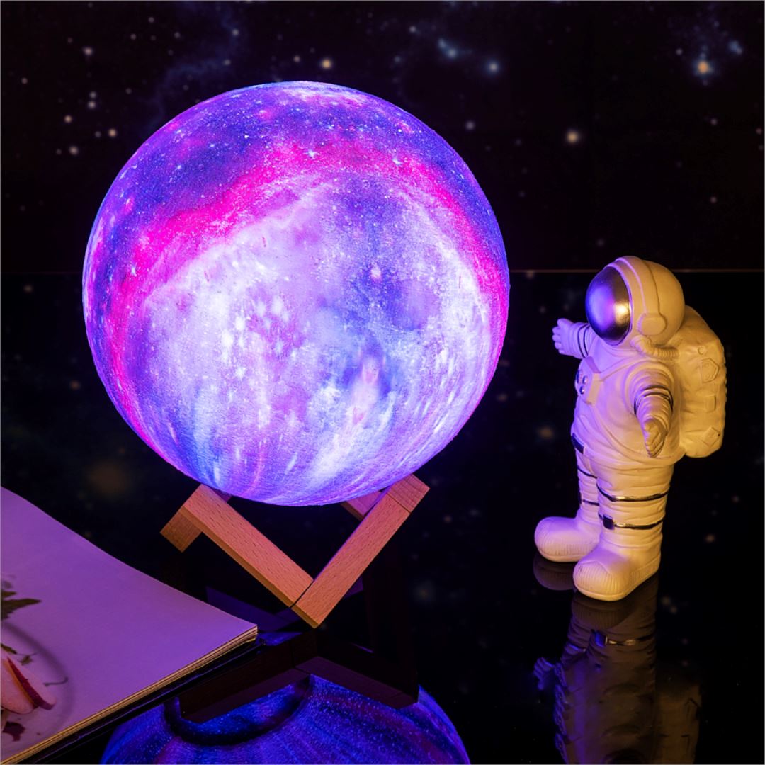 Asteria | Kabellose 3D-Mondlampe