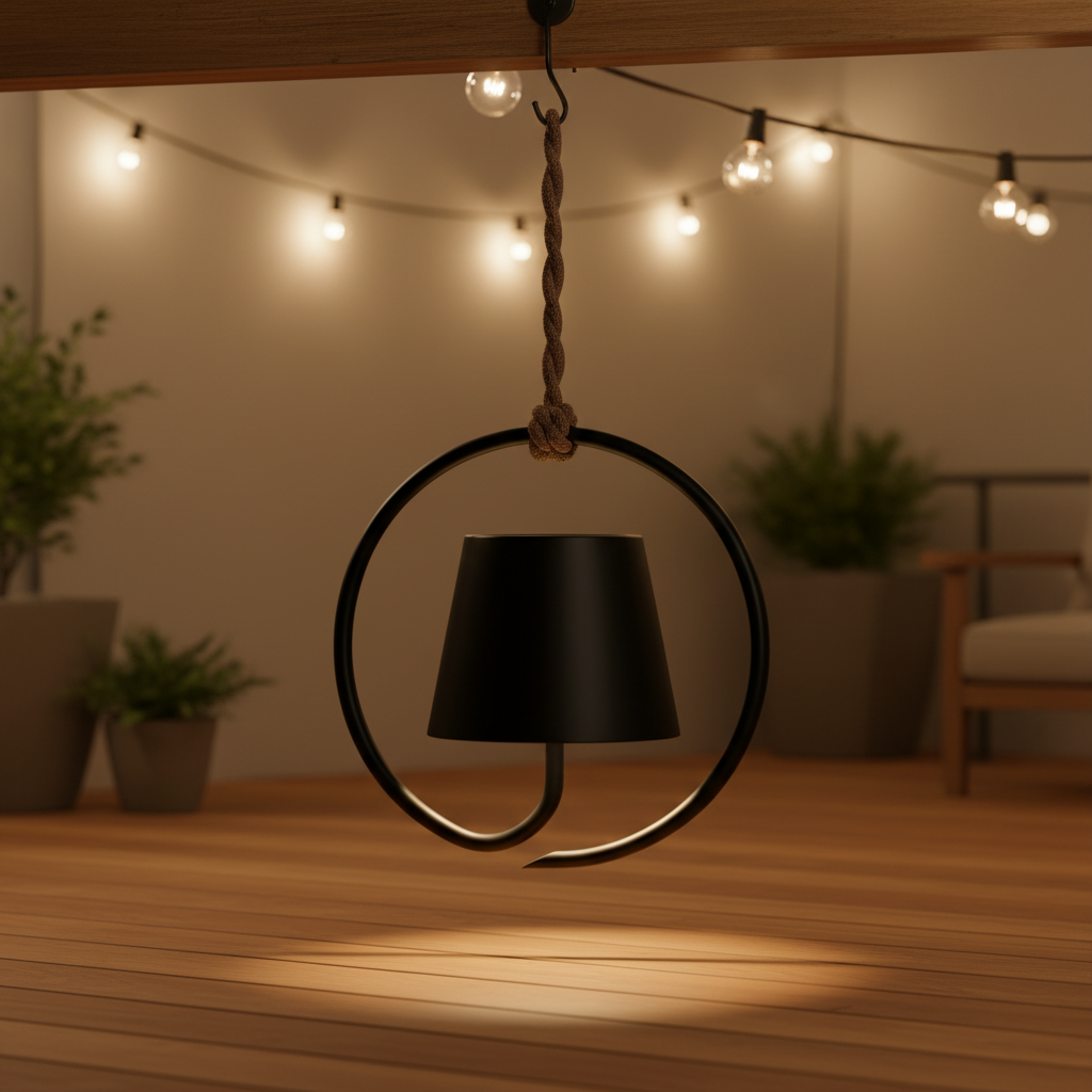Wiederaufladbare LED-Hängelampe - LumiHalo