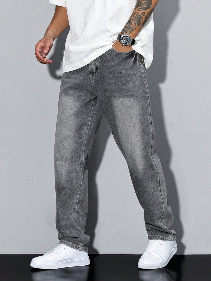 Baggy Jeans - weite Denim-Hose im Washed-Look