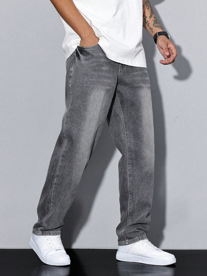 Baggy-Jeans - weit geschnittene Denim-Hose im Used-Look
