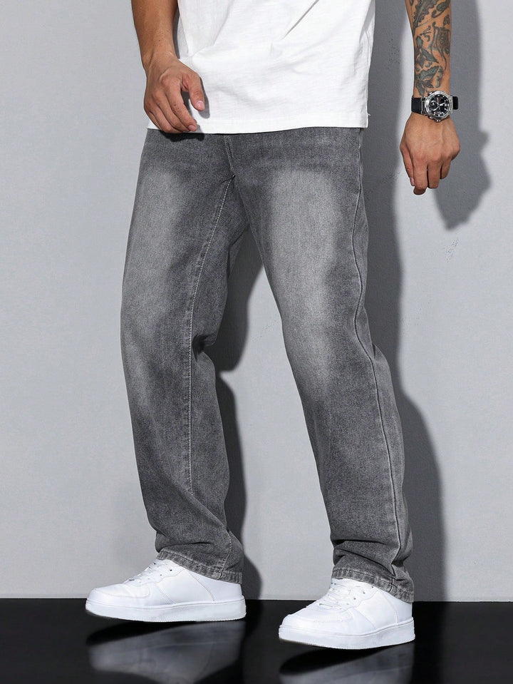 Baggy-Jeans - weit geschnittene Denim-Hose im Used-Look