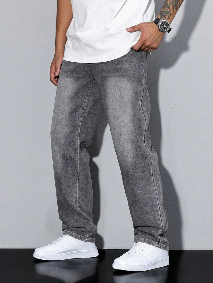 Baggy-Jeans - weit geschnittene Denim-Hose im Used-Look