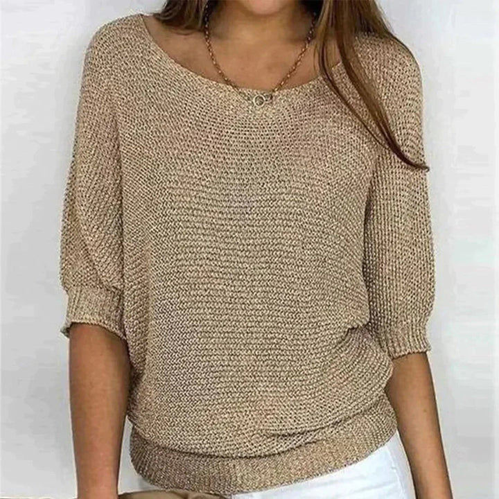 Solider, lässiger Oversize-Pullover für Damen