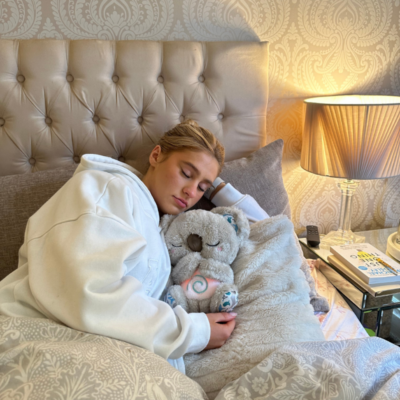 CalmPal Beruhigendes Kuscheltier mit Atemgeräusch und Licht