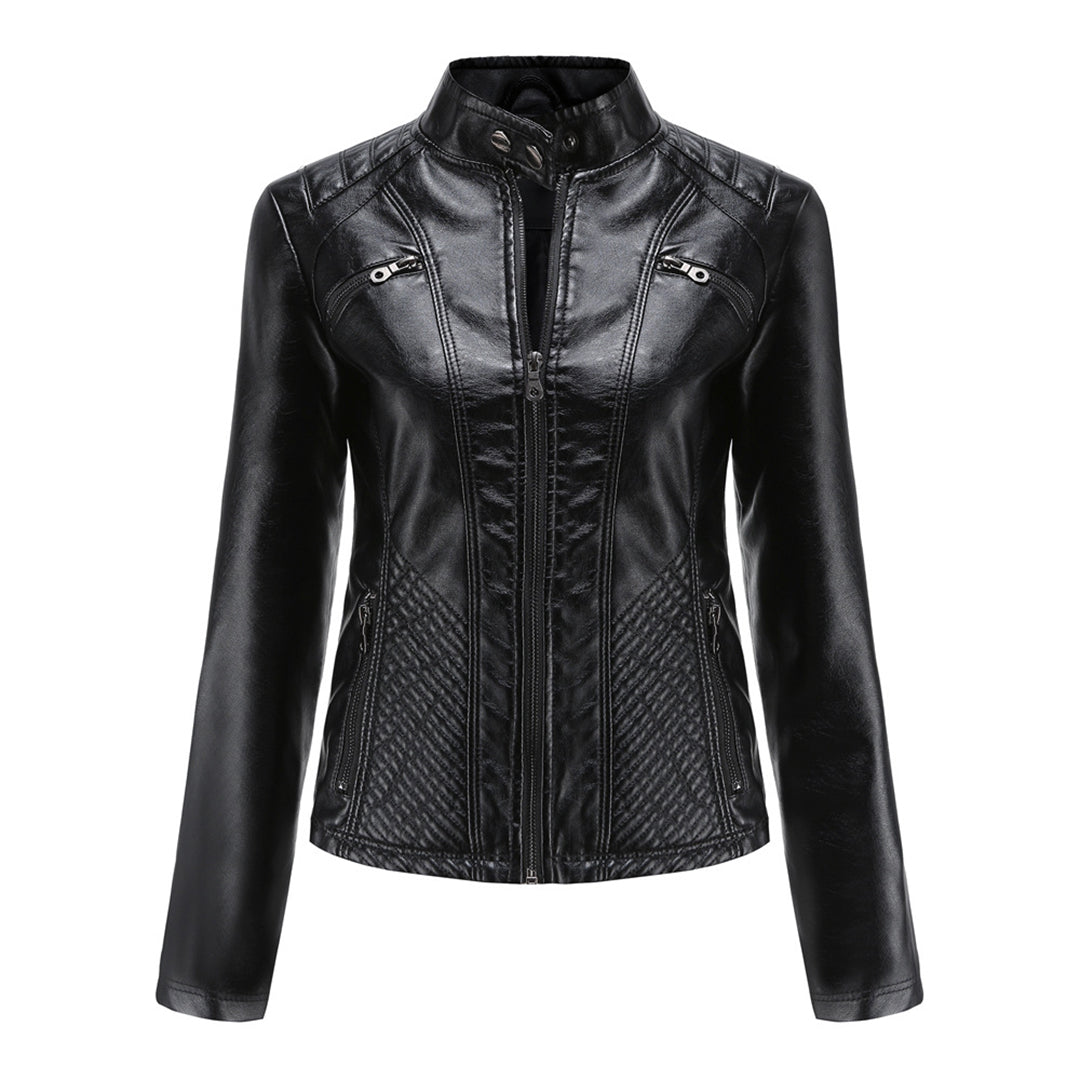 Robuste Lederjacke für Damen – Nova