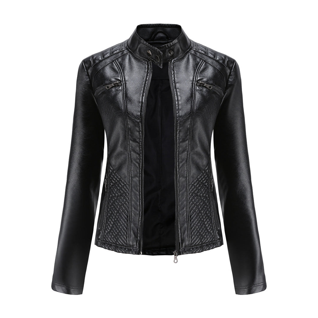 Robuste Lederjacke für Damen – Nova