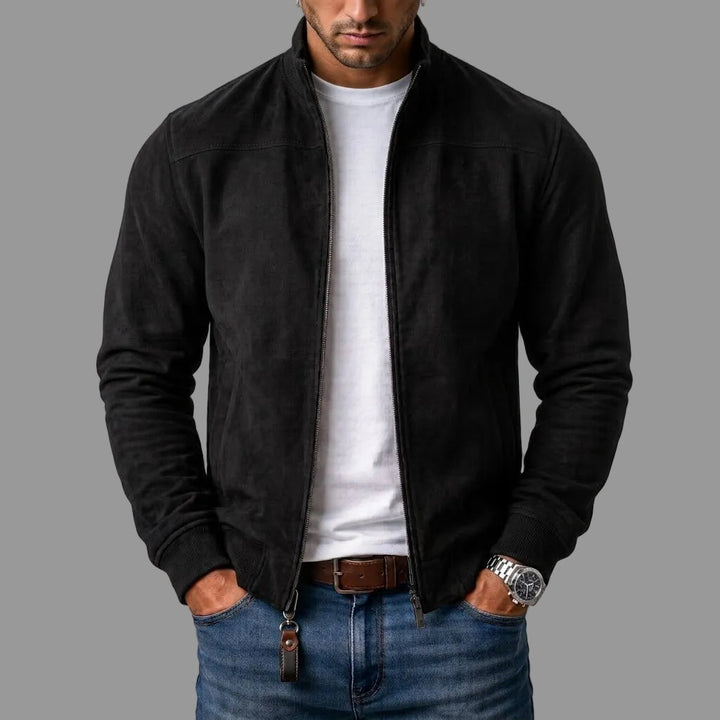 Wildleder-Bomberjacke für Herren