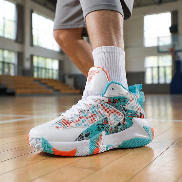 Court-Sneaker mit auffälligem Grafikprint - Seth